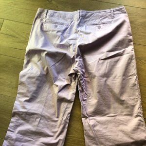 Lavender Lands End Wide Leg Capris